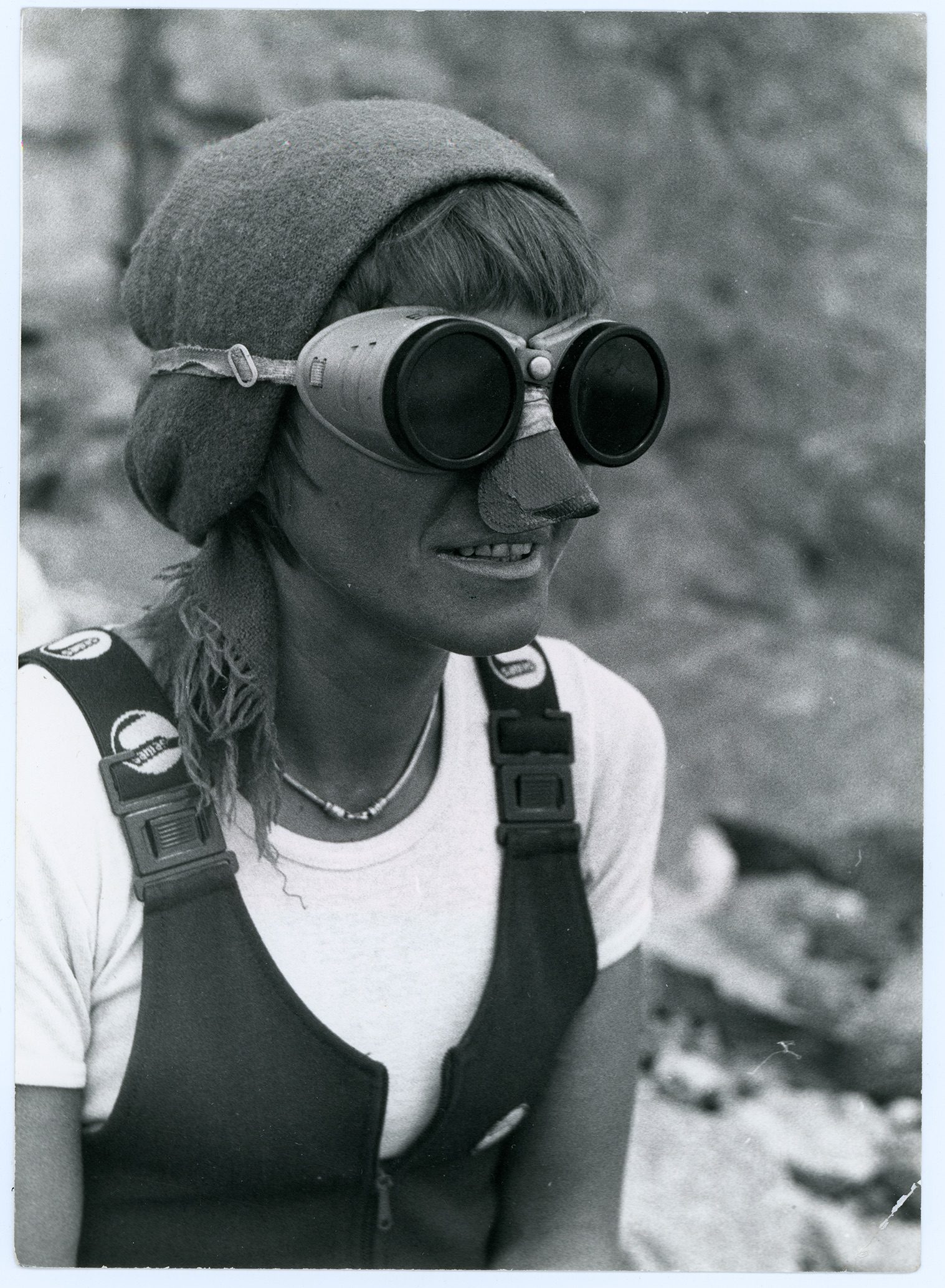 Ewa Panejko podczas wyprawy na K2, 1982 rok. , fot. archiwum prywatne Ewy Panejko-Pankiewicz