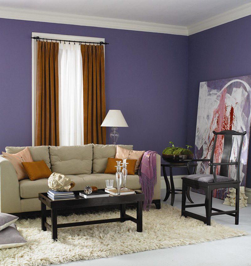 Benjamin Moore Fiolety zdjęcie aranżacyjne 4