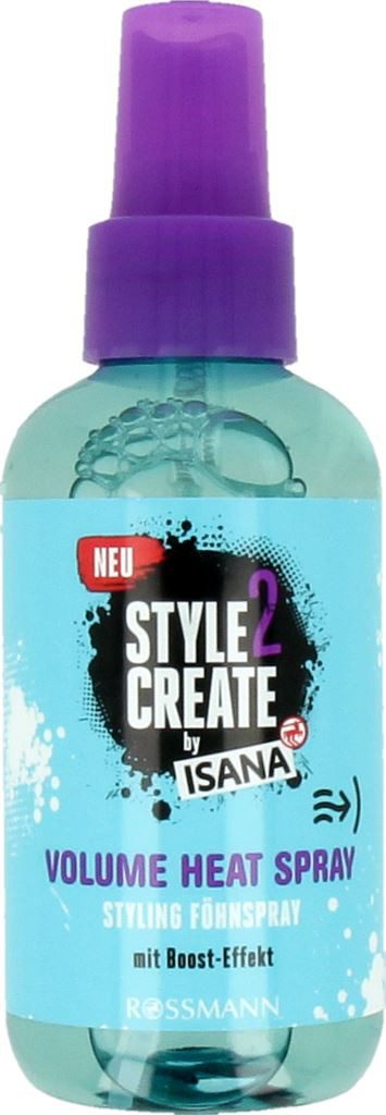 Isana Style 2 Create termoaktywny spray do stylizacji włosów zwiększający objętość