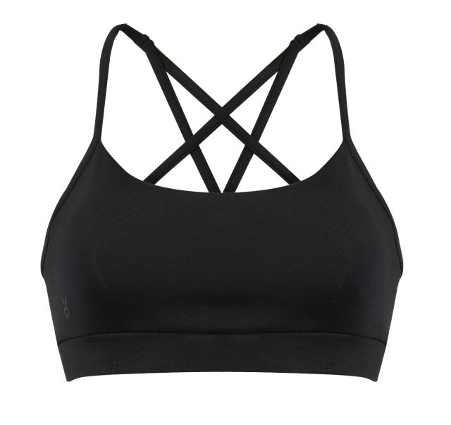Crop top CREAM czarny w¦ů kolor 159zé