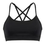 Crop top CREAM czarny w¦ů kolor 159zé
