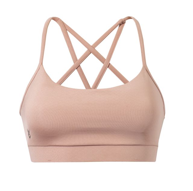 Crop top CREAM powder pink w¦ů kolor 159zé