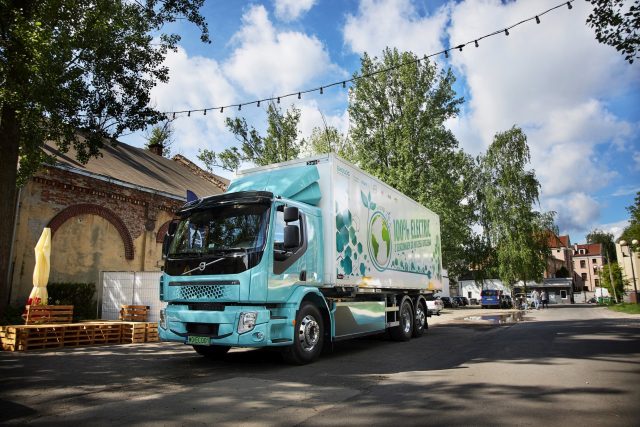 Volvo FE Electric na warszawskiej Pradze 1