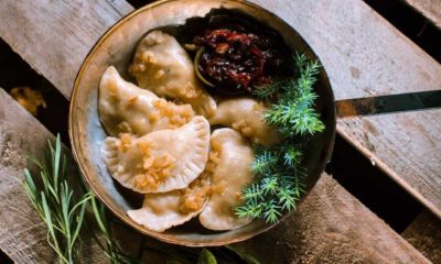 Regionalne pierogi serwowane w restauracji Hotelu Bialowieski PUBLIK