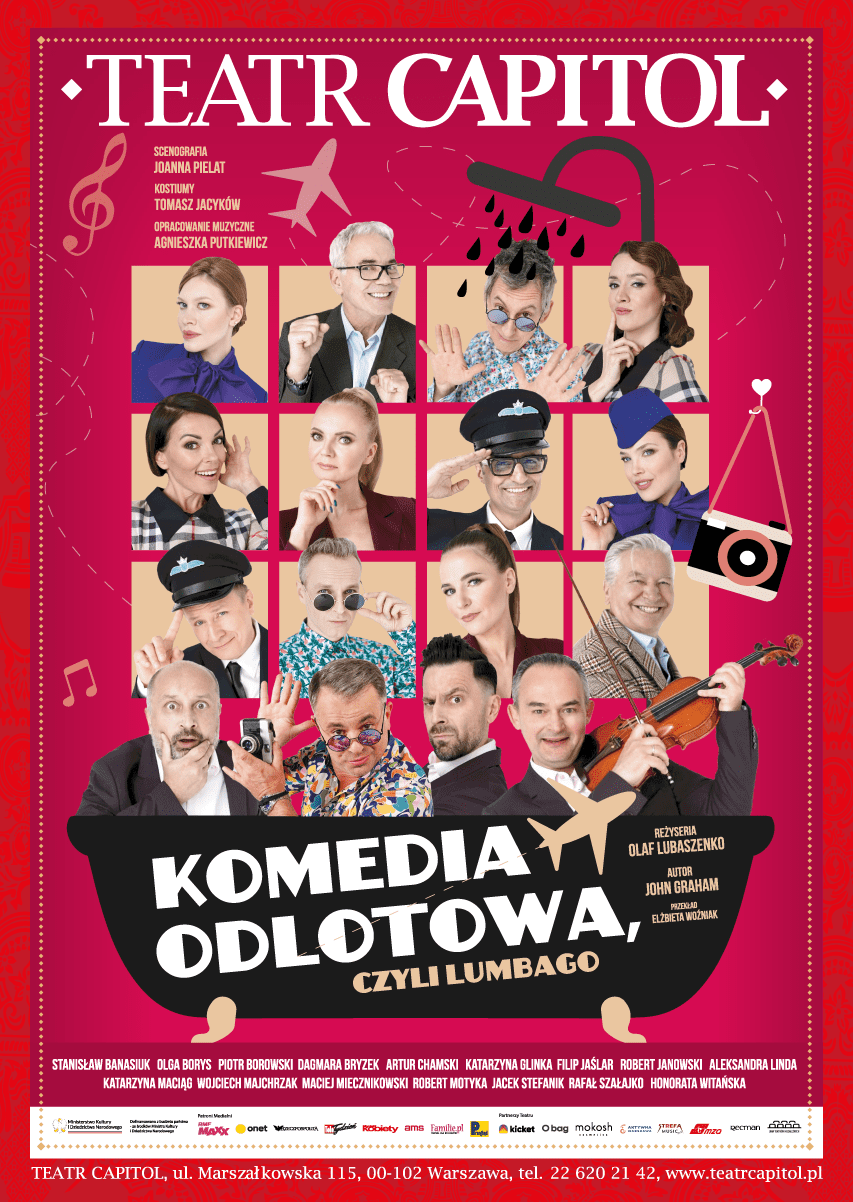 Komedia odlotowa czyli lumbago plakat final